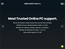 Tablet Screenshot of geek-assist.com